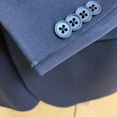 紺色スーツ上下　2パンツの画像