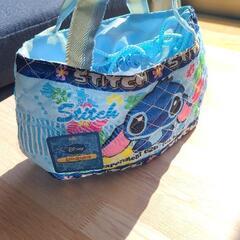 (未使用品)Lilo stitch (リロ スティッチ)の巾着とランチバッグの画像