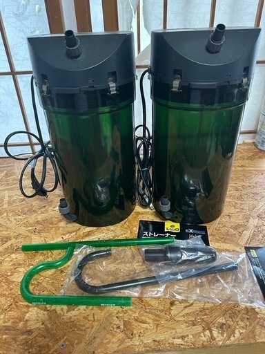 水槽用フィルター　エーハイム2215 2台ジャンク
