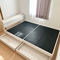 ダブルベッド マットレス セットの画像
