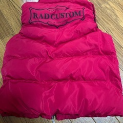 RAD CUSTOM キッズ　ダウンベスト　120cm
　の画像