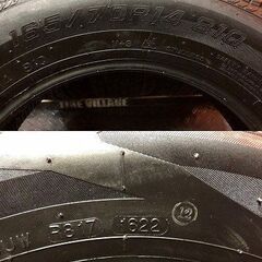 【新品】NANKANG ICE ACTIVA AW-1 165/70R14 81Q 14インチ スタッドレス 4本 22年製 ヴィッツ パッソ ブーン ポルテ等　(VTL244)の画像