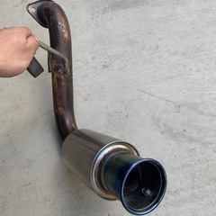 マフラーホンダ　バモス　ターボ　h17~🎶の画像