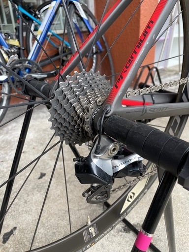 ロードバイク SCOTT デュラエースコンポ DI2自転車 【700c】【フレームサイズ49】【管理番号12302】