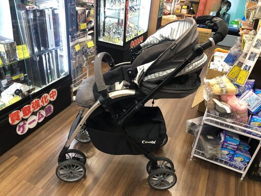 【ジャングルジャングルサカイ石津店】Combi コンビ ベビーカー A型 CWL アンブレッタ 4キャス エッグショック UH 16868 トラディショナルグレー 1ヶ月~36ヶ月 堺市 石津