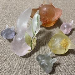 【決まりました】
ガラスオブジェ