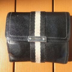 Bally バリー ブラック レザー 2つ折財布 