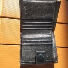 Bally バリー ブラック レザー 2つ折財布 の画像