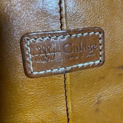 レザー　A4 トートバック　Galage 中古
の画像