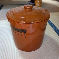 味噌作り　容器　陶器製　