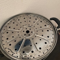 【予定者決定】 蒸し器 蒸し鍋 ステンレス 二段三段 蒸しもの鍋 の画像