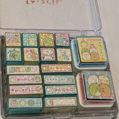 すみっコぐらしのスタンプ台の画像