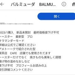 バルミューダ　BALMUDA トースター K05A-SE 美品　サラマンダー機能　母の日の画像