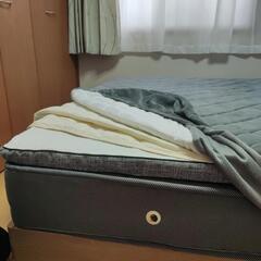 ※決まりました　クイーンベッド（マットレス付き）の画像