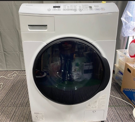 【高額売筋】 引き取り限定！在庫処分🚨2021年製アイリスオーヤマドラム式洗濯 洗濯機