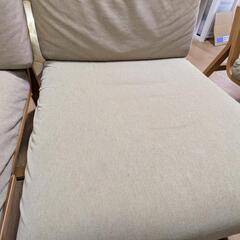 無印良品ダイニングテーブル5点セット1500×800の画像