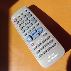 商談中　難有り リモコン発見！ビデオ内蔵型テレビ シャープ VT-21GH9　ジャンクの画像
