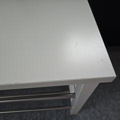 TJUSIG シューシグベンチ 靴収納付き, ホワイト, 81x34x50 cmの画像