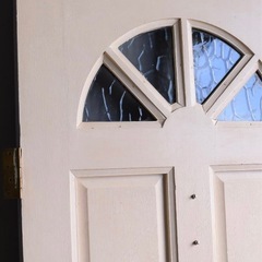 おまけ付き　イギリス 1960年代アンティーク 木製ドア 扉 建具の画像