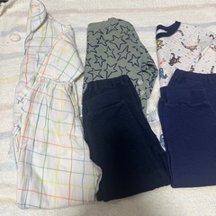 100  子供用パジャマ　UNIQLOとコンビミニ