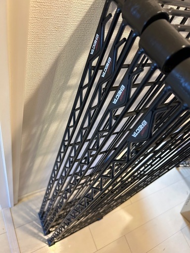 エレクター　ワイヤーシェルフ　ブラック　1200×350 4枚