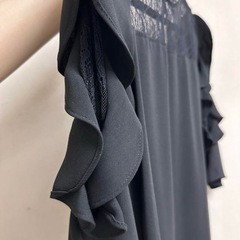 🤍ZARA ブラック⨉レース　ワンピースの画像