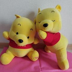 プーさんぬいぐるみ２体セット