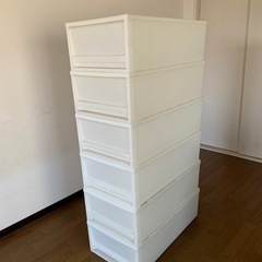 【急募　日時指定あり】無印　衣装ケース6個の画像