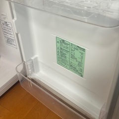 冷蔵庫(取扱説明書付き)の画像