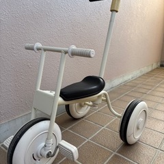 【近郊お届け可】無印良品　三輪車　白