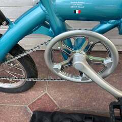 「ルノーライト８」軽量折り畳み自転車　袋付　2台まとめての画像