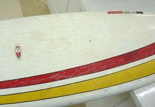現状品 SURFTECH/サーフテック サーフボード 全長約188cm タフライト モールド系ボード サーフィン リペア痕有 フィン付