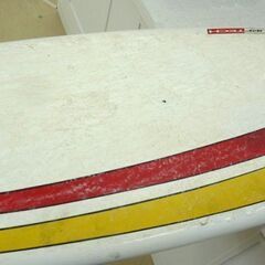 現状品 SURFTECH/サーフテック サーフボード 全長約188cm タフライト モールド系ボード サーフィン リペア痕有 フィン付の画像