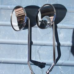 メッキミラー　スクーター用　新品