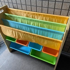 【決まりました】絵本ラック　おかたづけ大すき BOOK&TOY ...