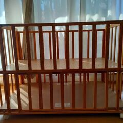 KATOJI ベビーベッド  ファイン  70×120 ナチュラ...