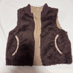 🌼美品　リバーシブル　ベスト　アウター　80