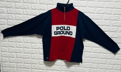 希少90年代POLOGROUND SPORTSスウェットシャツ トレーナー