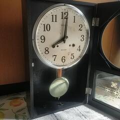 ぼんぽん時計　SEIKO　ゼンマイ式　昭和、明治古民家に。の画像