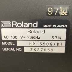 ローランド電子ピアノHP550G（訳有り品）の画像