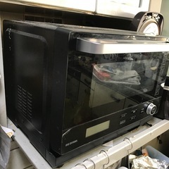 【最終価格】ジャンク　2021年製　電子レンジ　オーブン機能付き　アイリスオーヤマの画像