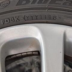 【最終8/31廃棄予定】タイヤ付きアルミホイール 4本セット 
205/55R16の画像