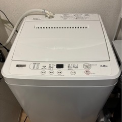 お早めに❣️YAMADA　SELECT(ヤマダセレクト)　YWMT60H1　洗濯機　ヤマダオリジナル　6.0kg　ホワイトの画像