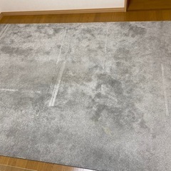 ニトリ　アクセントラグ　Nウィンザ　グレー