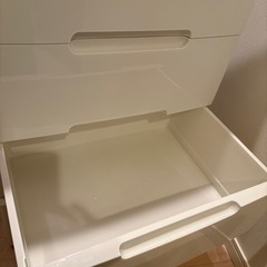 アイリスオーヤマ　チェスト 箪笥完成品5段 ホワイトの画像
