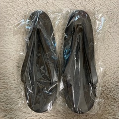 新品　和装草履　23.5cm 黒