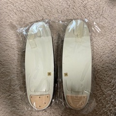 新品　和装草履　23.5cm 黒の画像