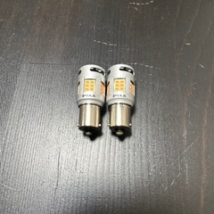 車検対応爆光！！抵抗器ファン搭載ピアLEDウインカー2個