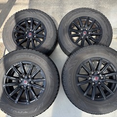 トーヨータイヤの中古17インチスタッドレスタイヤアルミホイールセ...