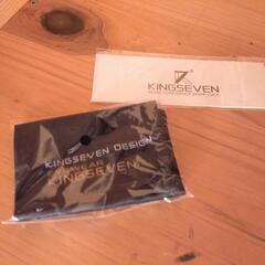 新品 KING SEVEN 木製サングラス 木箱付き ブラウン EYEWEARの画像